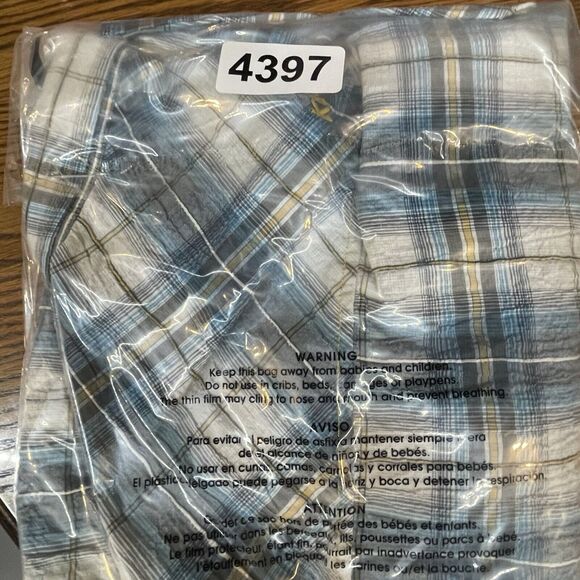 Kuhl Shirt Mens Large Blue Plaid Button Down Pocket Outdoor Short Sleeve Casual - Picture 12 of 12